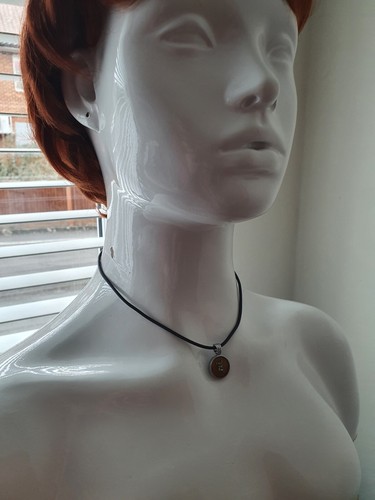 Silver Tone Koala mood change Pendant Black Rubber Cord Adjustable Necklace - Picture 23 of 24