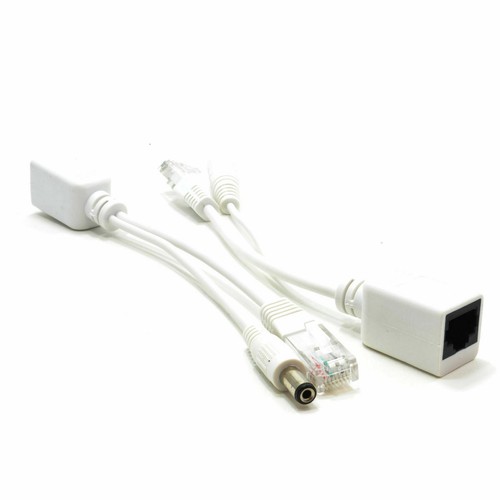 10PCS 12V Power Over Ethernet Passive POE Injector Splitter Adapter IP Camera AP - Picture 2 of 5