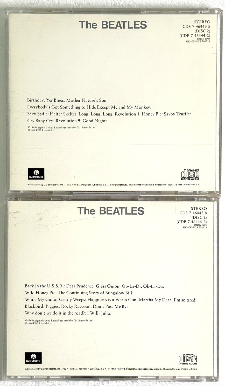 THE BEATLES CD LOT X11 Magical Mystery Tour Apple Records White Album