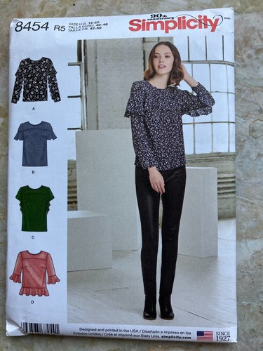 Simplicity Uncut Sewing Patterns Tops - Picture 10 of 20