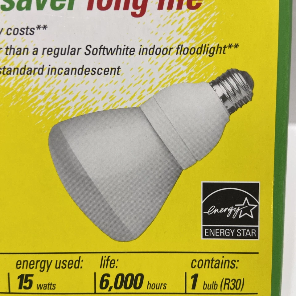 GE Soft White 65 Energy Star Long Life 15 Watt R30 Dimmable Indoor Floodlight - Image 4 of 4