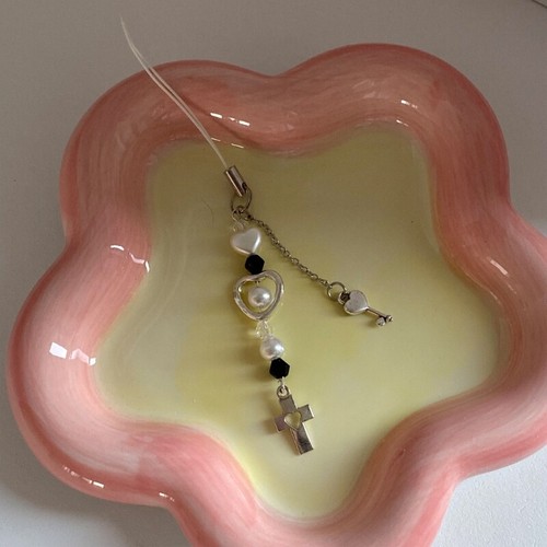 Loves Crossed Keychain Sweet Car Bag Accessory Phone Shell Alloy Pendant - 第 7/10 張圖片