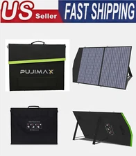 18V PUJIMAX 100W Portable power station Foldable Solar Panel & Kits Solar Output