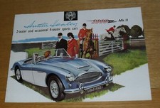 Austin Healey 3000 Mk2 Brochure 1961
