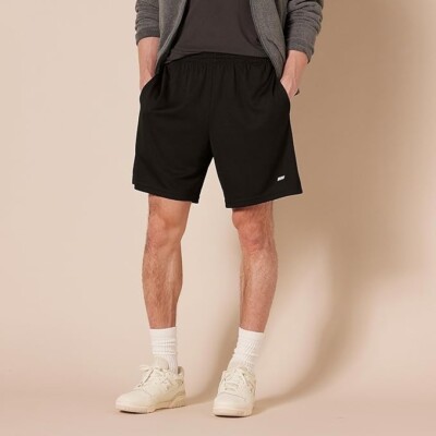 Amazon Essentials Men's XL  Black Basketball Shorts with Pockets 2 pack