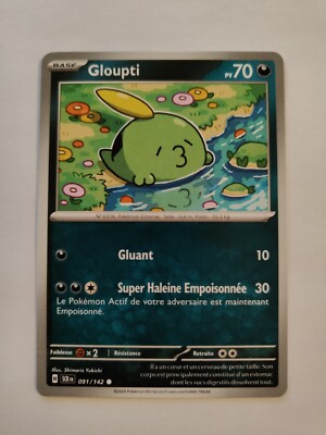 Pokemon Card - Gloupti 091/142 - Star Crown EV07