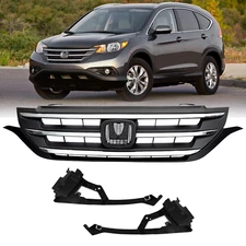 For 2012 2013 2014 Honda CRV CR-V Front Bumper Upper Grille & Headlight Brackets