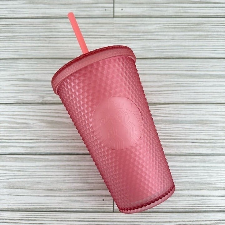 NEW Starbucks 2022 Valentines Day Jelly Pink Lemonade Grande Tumbler