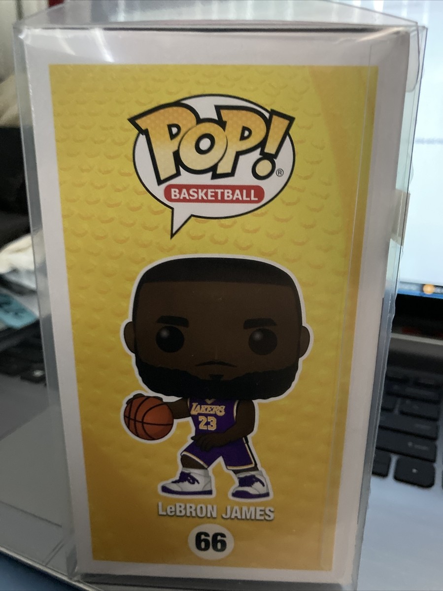 Funko POP! Basketball LeBron James 66 Purple Uniform NBA Seal Pop