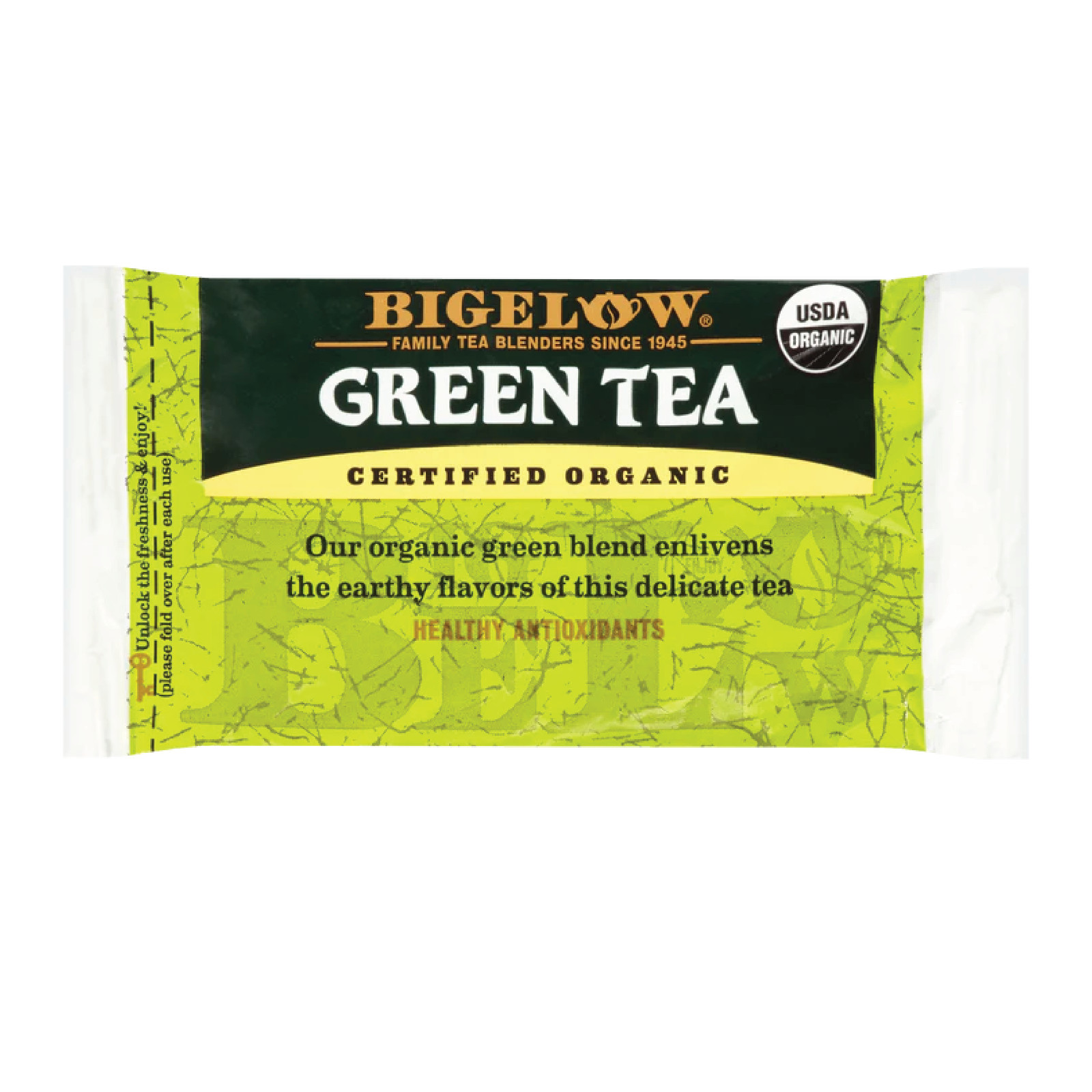 3x Boxes Bigelow Certified Organic Green Tea | 40 Tea Bags Per Box | 1.82oz
