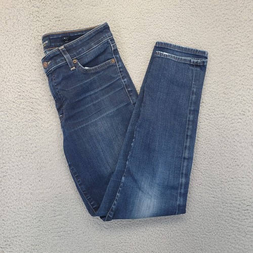 Lucky Brand Jeans Womens Sz 6 Blue Hayden Skinny Distressed Comfort Casual Denim - Picture 18 of 19