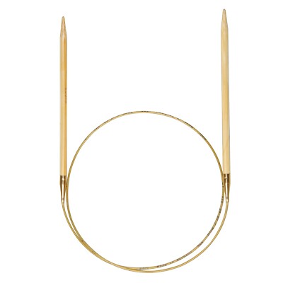 Addi Ferri Circolari 80 Cm 3,50 Mm – In Ottone Rivestito, Cavo Flessibile, Per Maglia E Progetti Creativi