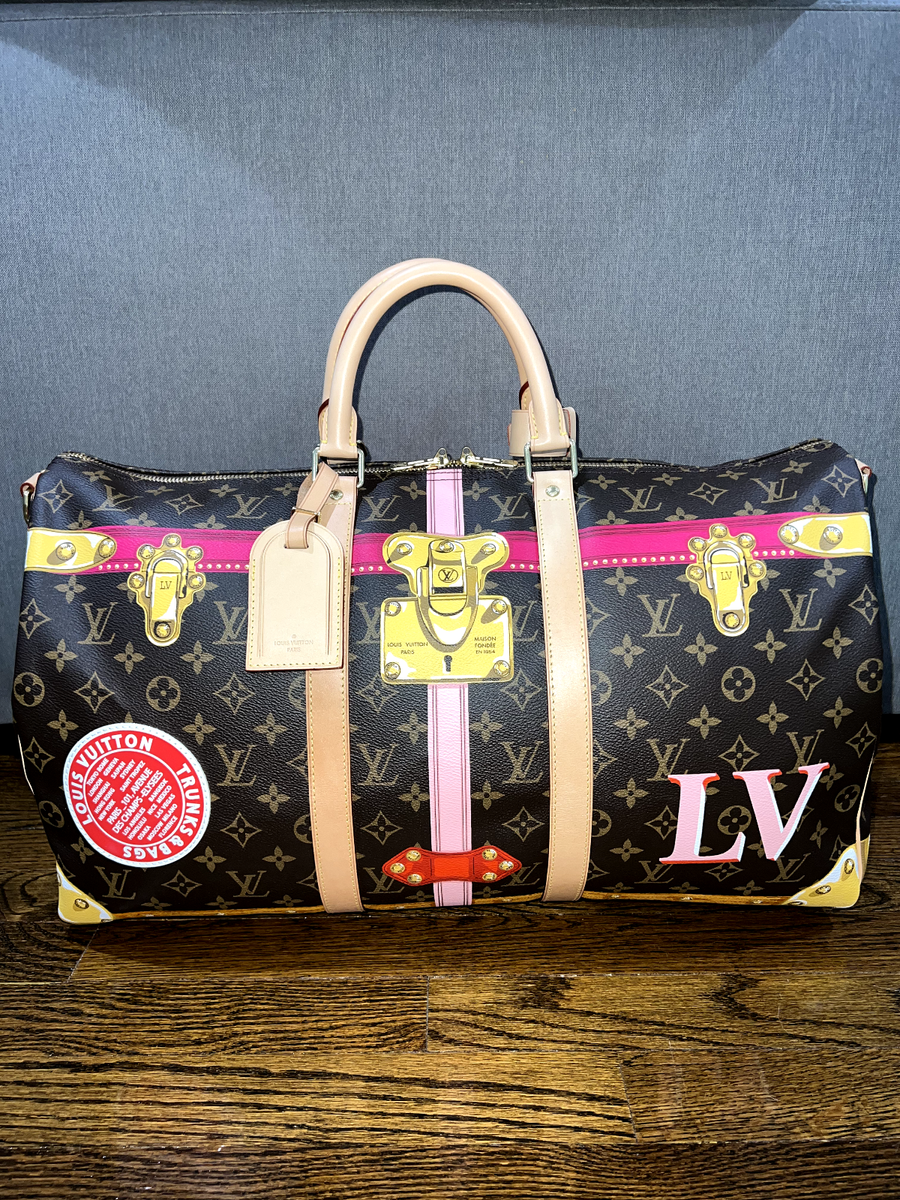 Louis Vuitton Keepall Bandouliere 50 Summer Trunks Monogram