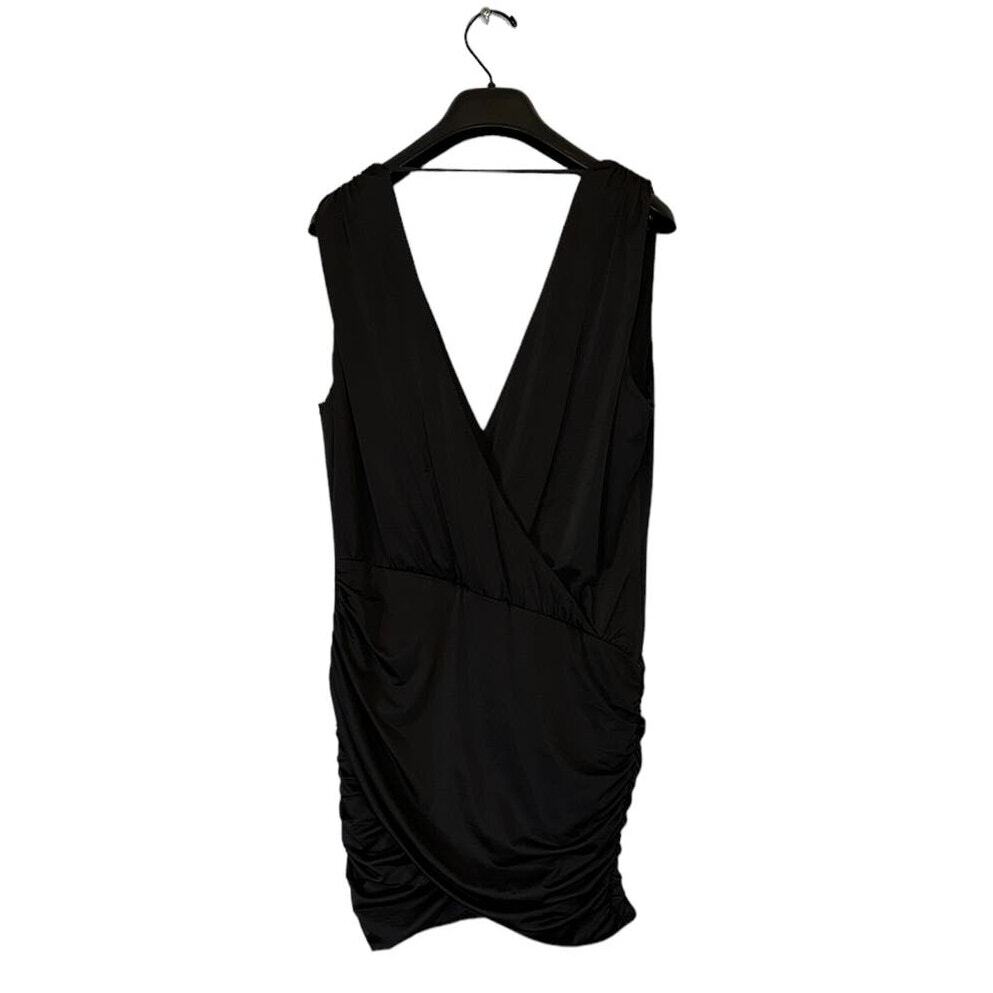 Michael Costello x Revolve Mina Ruched Plunging Neckline Sleeveless Mini Dress S | eBay Michael Costello x Revolve Mina Ruched Plunging Neckline Sleeveless Mini Dress S | eBay