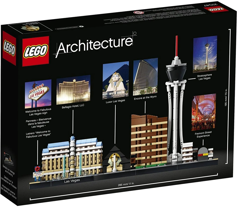 NEW Sealed! LEGO Las Vegas LEGO Architecture (21047) - Image 2 of 4