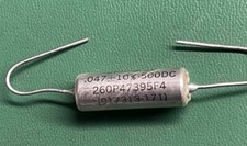 Capacitors Film Axial 260P47395F4 Sprague .047uf 500v 10 Vitamin Q Style