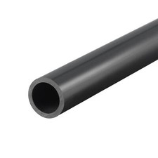 PVC Pipe 15.5mm ID x 20mm OD 0.5m Rigid Water Pipe Drain Pipe Black