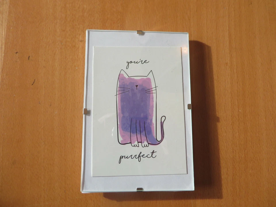 Cute Cats  6" x 4" Picture in clip art frame - Image 2 of 4