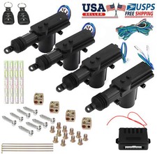 Car 4 Door Power Lock Kit Universal Keyless Entry System Security Remote Central Car 4 Door Power Lock Kit Universal Keyless Entry System Security Remote Central
