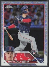 2023 Topps Chrome Masataka Yoshida 167 RC Logofractor | Boston Red Sox