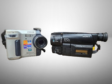 Lot Of 2 Sony Camcorders FOR PARTS OR REPAIR ONLY FAST FREE SHIPPING a