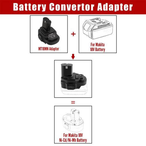 Adapter für Makita 18 V Li-Ion Akku konvertieren auf 18 V Ni-Cd & Ni-Mh Akku Werkzeuge - Bild 3 von 11
