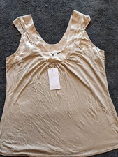 🛍️UNTOLD HOUSE OF FRASER viscose/ Silk Sleeveless Top Size UK 14,RRP£45