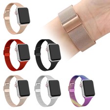 For Apple Watch Series 8 7 6 5 4 3 2 SE iWatch Band Loop Strap Milanese Bracelet