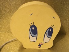 Rare Baby Looney Tunes TWEETY BIRD Rice Paper Night Light Lamp Warner Bros. 2000