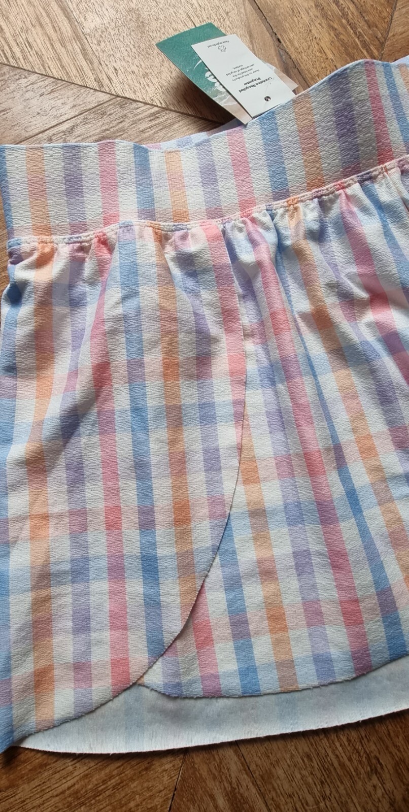 Wave Zone - Womens Check Gingham Board Shorts - Size 12 RRP $20 - Swim Bottoms