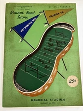 1953 Peanut Bowl Game West Springfield Mass. Vs. Valdosta Wildcats Columbus Ga.