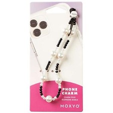 Pearl Look Beaded Cell Phone Lanyard Universal Elegant Wristlet Travel Helper