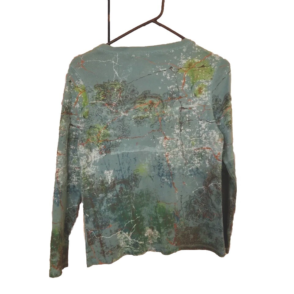 Vintage Pendleton Turquoise Glitter Tee Paired W … - image 4