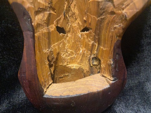 Máscara africana de madera tallada a mano pintada a mano cebra colgante de pared - Imagen 7 de 9