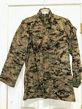 Woodland Digital Camo BDU Uniform Mil-Spec Jacket TRU SPEC 65% Poly 35% Cotton