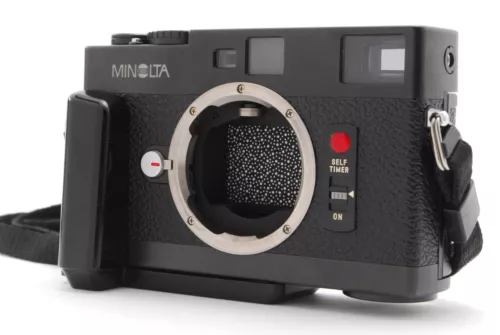 [MINT++ w/ Grip] Minolta CLE Rangefinder Film Camera Body Strap From JAPAN