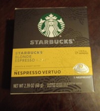 Starbucks Nespresso Coffee Capsules, Blonde Espresso Roast 10ct. pods (P09)