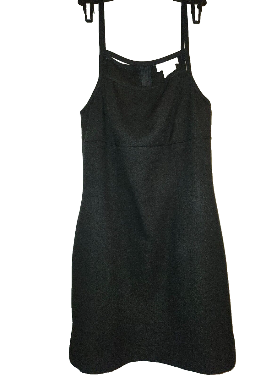 XOXO Black Stretch Mini Dress sz 9 Vintage 90s Dress