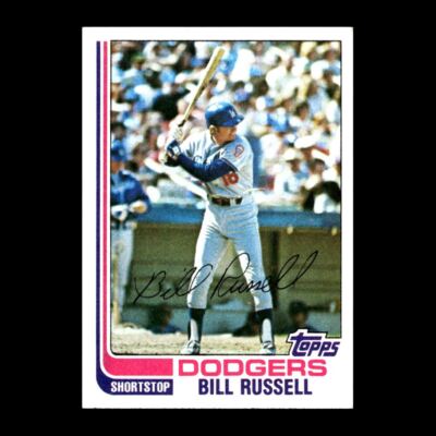 Bill Russell 1982 Topps Los Angeles Dodgers #279 R313C 30