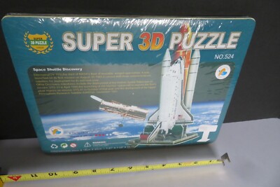 Space Shuttle Discovery SUPER 3D Puzzle - Charmland  No. 524 - NASA - NEW SEALED
