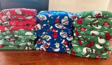 The Children's Place Kids' Fleece Snowman Pajamas, Size 10 12 Boys Girls