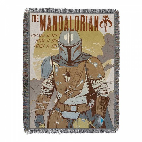 The Mandalorian Standoff Woven Tapestry 