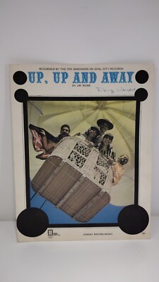 Up, Up and Away~Jim Webb~Sheet Music~Vintage 1967~Recorded by The 5th Dimension