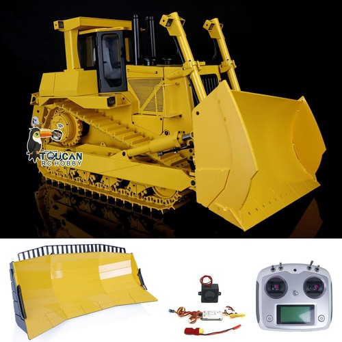 1/14 JDM DXR2 RC Hydraulic Bulldozer Metal Dozer with Upgraded Blade 201 Sounds - Picture 2 of 12