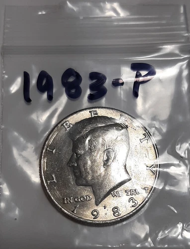 1983-P Kennedy Half Dollar, Circulated but NICE !