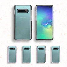 For Samsung Galaxy S10 /G973 Shockproof Rugged Clear Silicone TPU Gel Case Cover