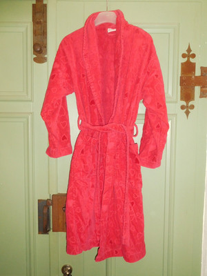 RINGELLA Bademantel Gr. M 40 rot Herz