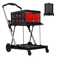 HOT Garvee 2-Tier Portable Utility Shopping Cart Waterproof Basket Liner