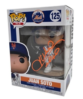 JUAN SOTO NEW YORK METS SIGNED FUNKO POP MLB LGM 125 FANATICS COA