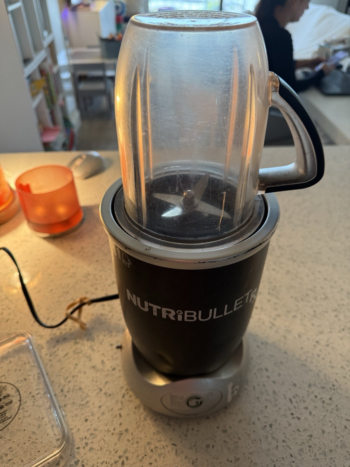 NutriBullet Rx 1700W NB-301 Magic Bullet Blender w Motor Bas